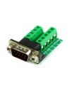 Zástrčka konektora RS232 DB9 adaptéra