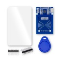 RFID čítačka 13,56Mhz RC522 + karta + kľúčenka