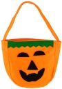 Halloweenske kostýmy z tekvice v taške