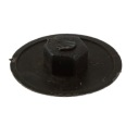 100x nábytková hmoždinka Wenge pre potvrdenie Ø 12 mm