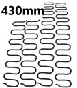 Vlnová pružina ZIG-ZAG A 430mm 1ks rohová posteľná pohovka 43 cm