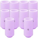 10x TIG keramická tryska #10 10n45 SR17 SR18 SR26