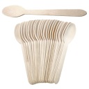 Drevená lyžica, jednorázový EKO príbor, 25 ks