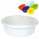 Plastová misa 6,2l 31cm. BIELY MRAMOR okrúhly HLOBO PEVNÝ SCHVÁLENÝ