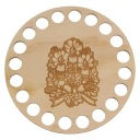 BSZ275-E Podložka podložky - gravírovanie, kruh 10 cm - strana