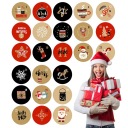 NÁLEPKY NA ADVENTNÝ KALENDÁR NA VIANOČNÝ ADVENTNÝ KALENDÁR 24 ks