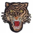 Veľký flitrový tiger Nášivka s flitrami