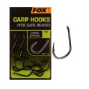 Fox Háčiky Carp Wide Gape Beaked veľkosť 6 Barbed 10 ks.