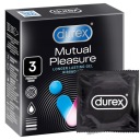 DUREX MUTUAL kondómy 3 ks na oddialenie ejakulácie so super sexy bradavkami
