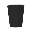 ČIERNY PAPÍROVÝ POHÁR 220ML 6KS