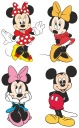NÁLEPKY MINNIE MICKEY MOUSE NA OKNO, ZRKADLO, OKNO