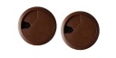 Káblová priechodka DARK BROWN 2 ks.