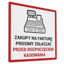 Nálepka - Informovať o faktúre 20x20
