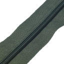 Zipsová páska, zips, khaki, farba 564, 1 METER