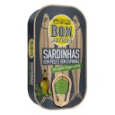 Prémiové sardinky bez kože a kostí v extra panenskom olivovom oleji 120 g