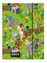 ŠKOLSKÝ ZLOŽKA A4 S GUMA NA DOKUMENTY MINECRAFT PRE ZÁLOŽNÉHO VENTILÁTORA