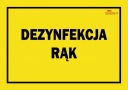Nie 54 VÝSTRAŽNÁ TABUĽA DEZINFEKCIE RÚK