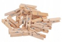 Drevené sponky Mini sponky 0,9 cm x 0,3 cm x 2,5 cm Dekorácia 20ks