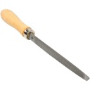 TROJUHOLNÍKOVÝ PILNÍK 150 mm REŤAZ Č. 2 DREVENÁ RÚČKA RICHMANN C4982