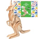 Malý príbeh Drevené puzzle 3D model - Klokan