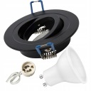 SET pohyblivé halogénové svietidlo + GU10 LED 6,5W