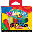 Plastelína COLORINO KIDS okrúhla, 6 farieb