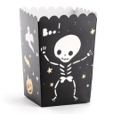 BOO sladkosti popcorn boxy čierne Halloween 6