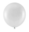 BIELA ​​guľa, XXL balón na balónové girlandy, dekor BIELY GIANT, 45 cm