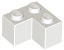 LEGO 2X2 ROHOVÁ BIELA ​​2357 PRE 10 KS