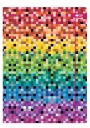 A4 leporelo s gumičkou Pixi rainbow Happy Color
