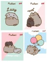 Zápisník A5 32 listov 3-riadkový farebný PUSHEEN Cat 1 ks Unipap