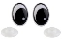 Oči pre hračky maskota 11x15 mm - 1 pár