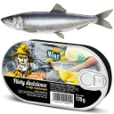 Filety zo sleďov v rastlinnom oleji, konzerva Omega 3 Filety zo sleďov 170g KIER