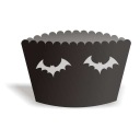 PAPILOTS ozdobné muffiny HALLOWEEN netopiere x6