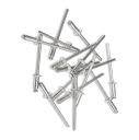 Hliníkové nity Silver 4,0x12mm 50 ks