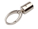 Rúčka tašky s karabínkou 13 x 62 mm, strieborná