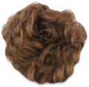 MESSY BUN RUB NA VLASY, KVALITNÁ, STREDNE HNEDÁ