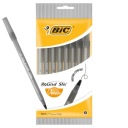 Guľôčkové pero okrúhle Stic Classic čierne 8ks Bic