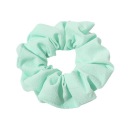 Vlasové elastické scrunchies scrunchies, matné, tyrkysové, veľké, nariasené, XL