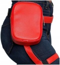 Retro crossbody kabelka s koženým remienkom