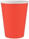 Červené narodeninové papierové poháre 250ml 6 ks.