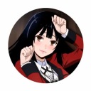 Anime Kakegurui Yumeko 58 mm špendlík