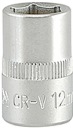 3/8'' KRÁTKA ZÁSUVKA 6-RAMENÁ AS-DRIVE 12MM - YATO