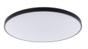 Okrúhle LED stropné svietidlo 23cm 12W neutrálne 960lm LARA čierne IP20 VOLTENO