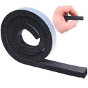 SAMOLEPIACIE TESNENIE NA DVERE, OKNÁ, BRÁNU, GUMU, PENOVÉ gumy, 13 mm, 1 m
