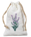 100% ZERO WASTE LINEN levanduľová taška do šatníka