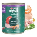 PAN MEAT with Herbs mokré krmivo pre psov Paštéta z kreviet 800g