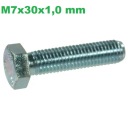 Skrutka M7x30 s plným závitom, trieda 8.8, pozinkovaná, 10 ks.
