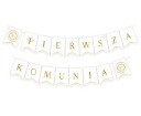 BANNER Papierová girlanda Prvé sväté prijímanie, vlajky