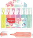 Fluo Peps Maped Pastel Highlighters 6ks v kufríku